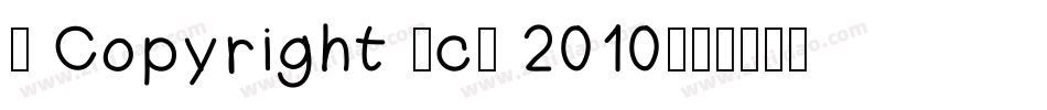 ( Copyright (c) 2010字体转换